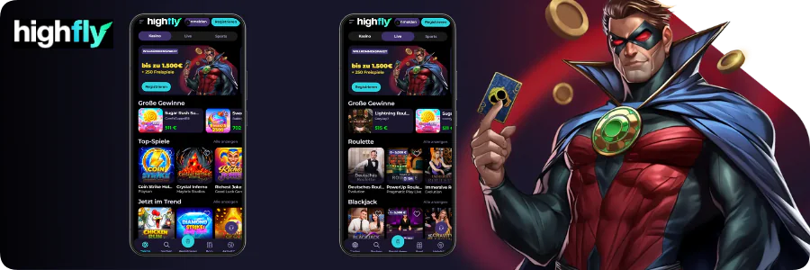 Spielangebot im Detail High Fly