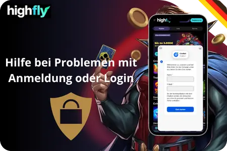 HightFly Hilfe bei Problemen mit Anmeldung oder Login