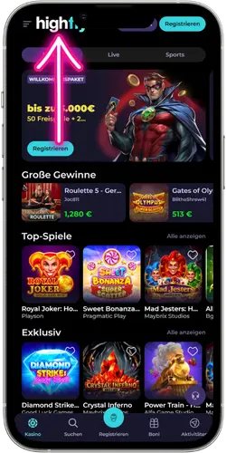 HighFly Casino Website
